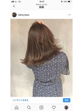 ラべリー 池袋(LOVELEY) ベージュ系　ヘアカラー　【池袋】