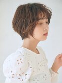 ベビーバングふんわりショート