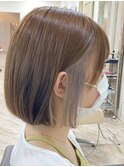 トレンド顔☆フェミポップば切りっぱなしウェーブボブ