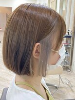 メリー ひたちなか(MERRY)&nbsp;トレンド顔☆フェミポップば切りっぱなしウェーブボブ