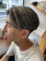 ア セカンド 清藤美容室第弐號(a sekand)&nbsp;センターパートヘアのハイライトカラースタイル