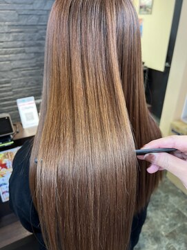 ヒスヘアー クリエイティブスペース(hys hair creative space by lauto) ケラチン微アルカリストレート&ハリウッドトリートメント