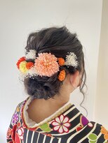 サロン Salon アイ アート&nbsp;卒業式お支度 ルーズシニヨン