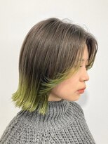 ゲーム 原宿店(GAME)&nbsp;ダブルカラーグレージュカラーケアブリーチハイトーンカラー韓国