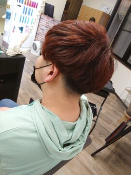 サロンドリアン(Salon de Lien) ～Lien渡邊～コンパクトショート×ブラッドオレンジカラー