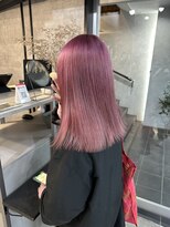 ノス 表参道(NOOS)&nbsp;髪質改善 グレーベージュ アッシュカラー レイヤーロング 黒髪