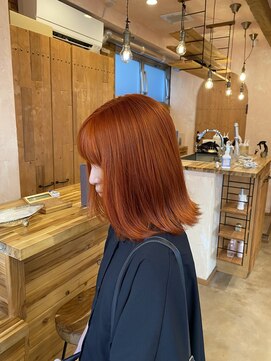 ベベ バイ モップス(be'be' by MOPS) ブリーチ×アジアンカラー