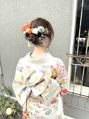 振袖着付け/ヘアアレンジ