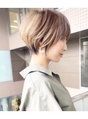 ショートボブ髪型20代30代40代50代前髪あり前髪なし面長丸顔小林