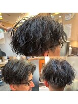 銀座マツナガ 浅草店&nbsp;20代30代40代ツイストスパイラルツーブロック刈り上げ