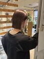カタチ バイ アンジュ(katachi by Ange)&nbsp;ボブ好きです♪前髪まわりもこだわって切ってます。