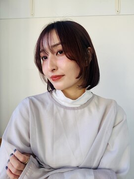 ヘアーアンドメイク エクリ 不動前店(Hair&Make equri) 【目黒不動前美容室】ショートボブ　丸みボブ