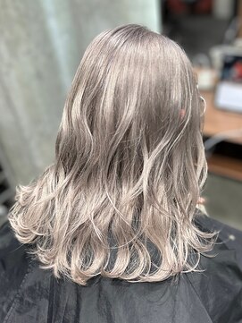 オルズ 渋谷(ALLZ) グレーケアブリーチハイトーンカラー髪質改善トリートメント