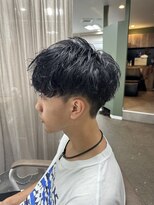 テーラヘアー つくば研究学園店(TELA HAIR)&nbsp;ブルーブラックマッシュ『TELA HAIR つくば研究学園』