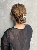 【結婚式ヘアアレンジ】渋谷/ヘアセット/成人式ヘア/卒業式ヘア