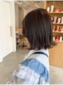 髪質改善カラー/ピンクブラウン