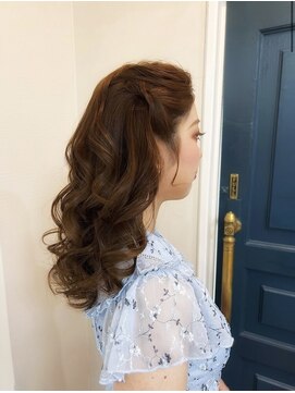 ヘアセットサロン アッシュ 神戸三宮(Ash) くりくりハーフ