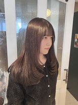 ハク(HaKU) レイヤーカット/ロングレイヤー/チョコレートブラウン