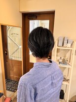 ワンバイワンクラッカ(one by one CLACCA)&nbsp;ダークトーン白髪ぼかし×クールショート