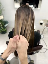 ネウィ/ジャム 三宮(newi/JAM)&nbsp;大人かわいい艶髪バレイヤージュ