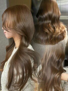 ペレ 渋谷(PELE) ミディアムヘア/暗めカラー/グランマッシュ/渋谷