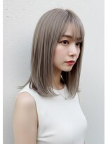 ブリックバイブレイス 千葉 千葉中央(brick by brace)&nbsp;千葉駅/オリーブグレー/小顔/ココアベージュ