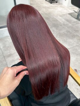 シオン(shion) ロング似合わせカット大人ガーリー韓国ヘア_ba579972