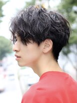 ルーシー 福岡大名店(LUCEY)&nbsp;ツイストスパイラルパーマ波巻きパーマメンズカットメンズパーマ