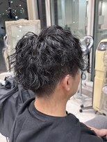 アッシュ 関内店(Ash) シャドウパーマ 強め メンズマッシュ