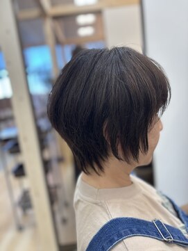 ブランシェ 利府店(Branche) リトーノカラーで艶々ショートヘア