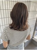 グレージュ×ハイライト