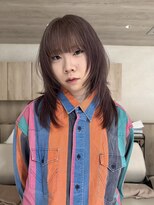 パーク(PAAQ) ダブルカラー&ブリーチ/レイヤーカット/ラベンダーグレージュ