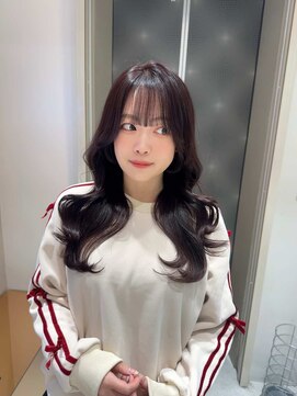 ロンドシェリ 仙台(Lond Cheri) 顔周りレイヤーカットハッシュカット縮毛矯正髪質改善仙台