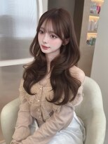 ボンドストーリーノヴァ(Bond Story nova) 盛れる♪小顔シースルーバング×ショコラベージュ
