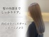 【ケアも一緒に】艶感カラー+スチームトリートメント¥12650→¥10500