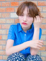 リリアン 青山(relian) センターパートの柔らかショート☆relian青山☆