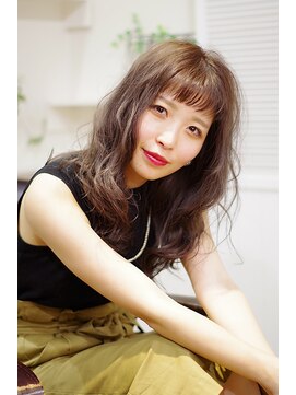 クリック 武蔵新城店(CLiC) ショートバングゆるふわロング