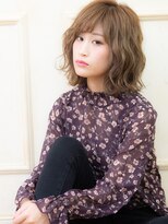 オーブ ヘアー ビーヴ 調布店(AUBE HAIR beve) 繊細ウェーブショートボブ