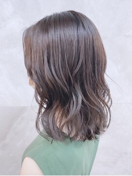 ドゥマン(Demain) 大人かわいいエアリーミディ黒髪モテ髪ボブルフ薄めバング小顔♪