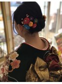 成人式アップスタイル