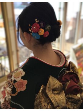 ヘアースタジオ ミウ(MiU) 成人式アップスタイル