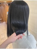 トーンダウン透け透けカラー