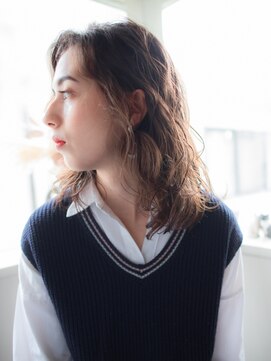 美容室 コーストアール 稲毛店(coast-R) ミディアムレイヤースタイル【稲毛駅】