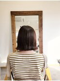 切りっぱなしボブ