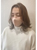 顔まわりレイヤー×ミディアム