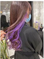 シャルム ヘアー デザイン(CHARME Hair Design) 【wデザイン】　バブルガムパープル