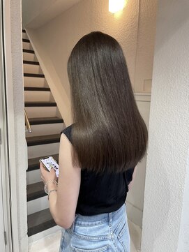 アンダーバーホワイト 阪神西宮店(_WHITE) 暗髪、艶グレージュ