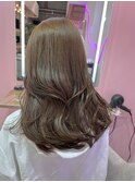 ナチュラルオリーブグレージュカラー♪