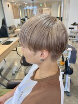 ヘアーブレイス(hair brace)&nbsp;ブリーチ一回　ミルクティーベージュ