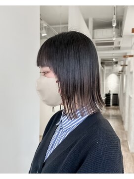 ゴウトゥデイ 横須賀店(GO TODAY) ぷつっと切りっぱなしボブ